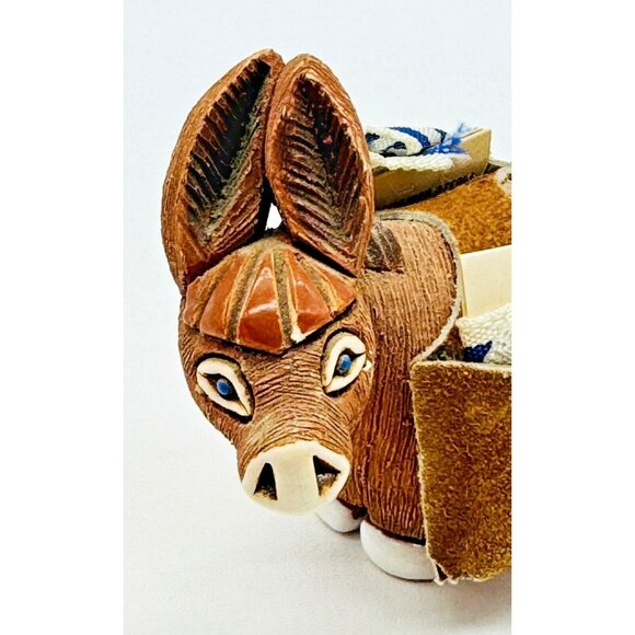 Artesania Rinconada Collection Donkey Saddlebags Burro Mule Paperwork 3 inch - Picture 2 of 8